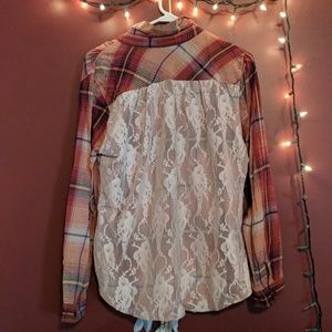 Rue 21 plaid button up shirt